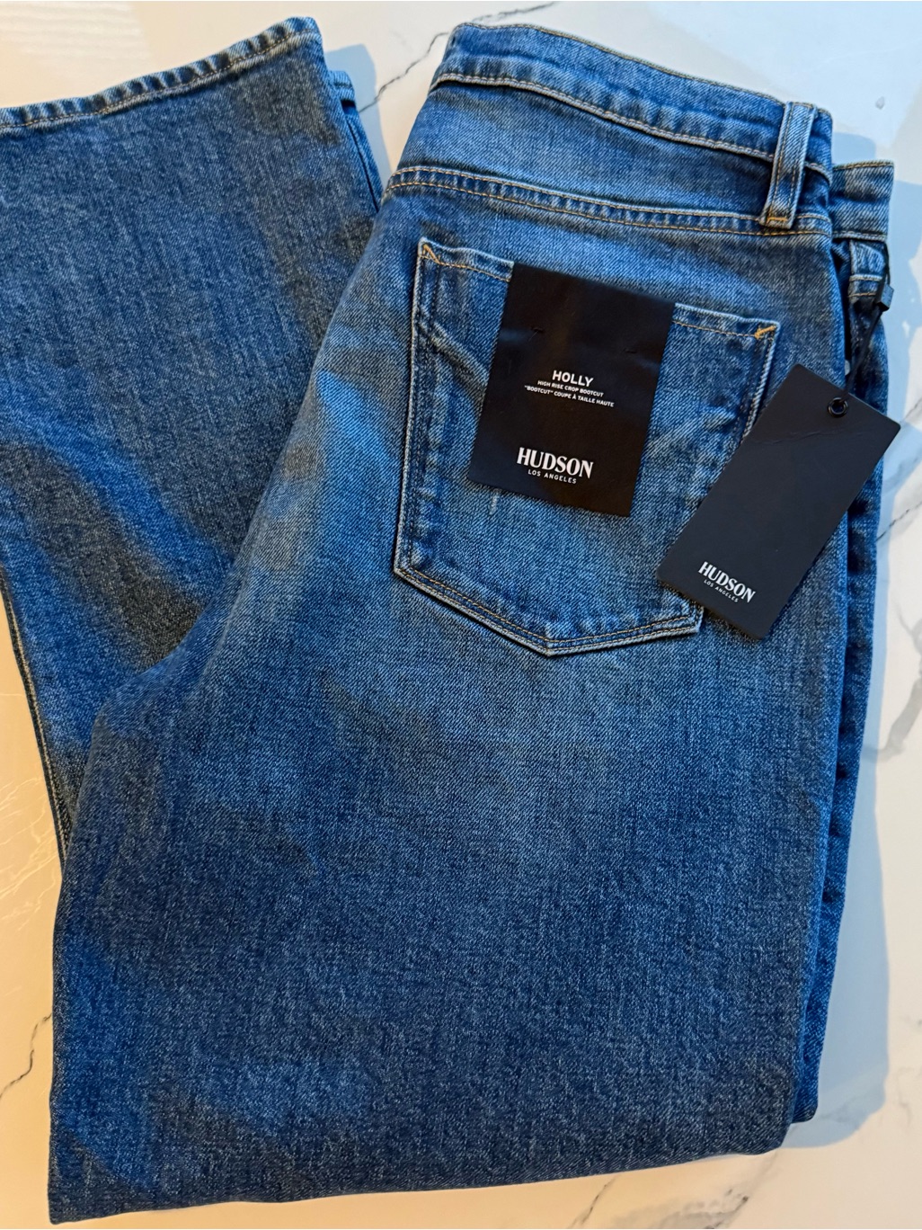 Hudson Holly High Rise, Cropped Boot Cut Jean Capri For Summer